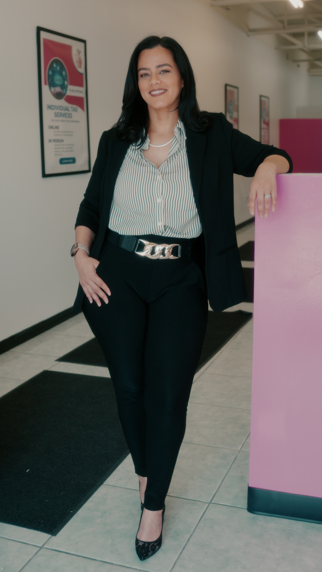 Liza Maye at Quick Tax and Credit office